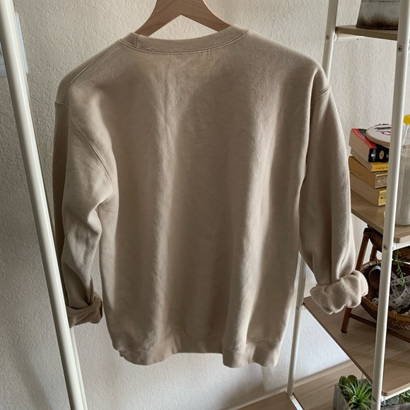 “Be a Kind Human” Cream Soft Sweatshirt Size S - Picture 6 of 8